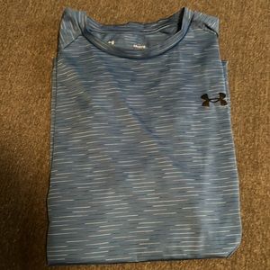 Blue Youth Large polo/tech tee, loose